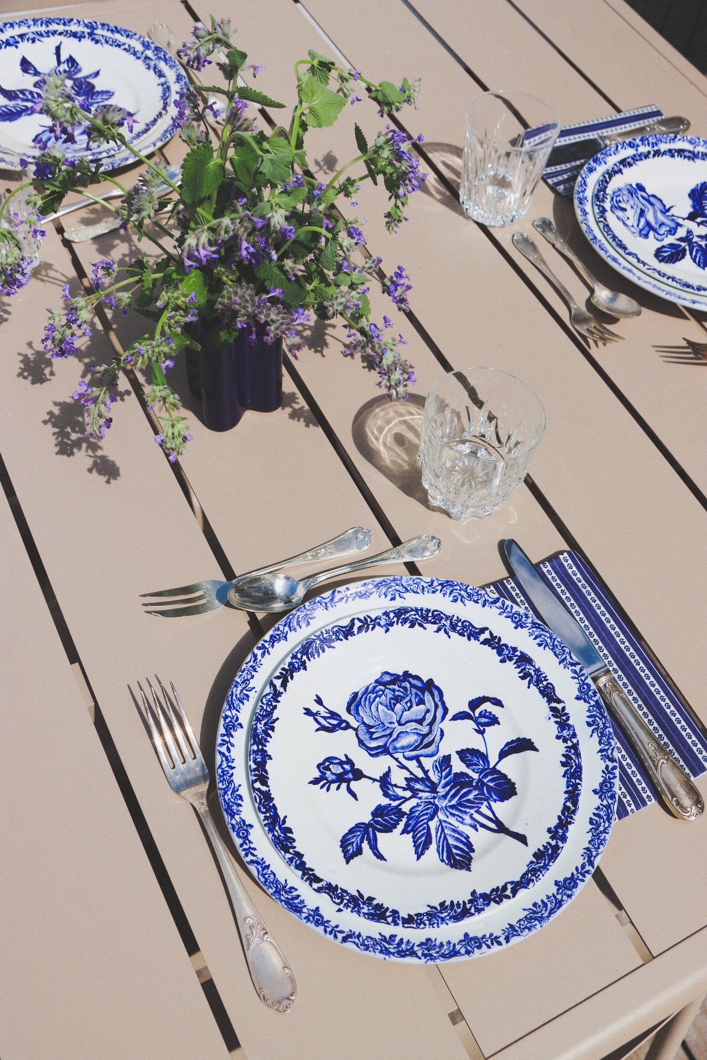 Fleurs bleues - Dessert