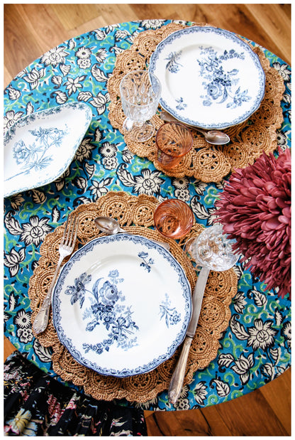 Fontanges Bleu Ondulé